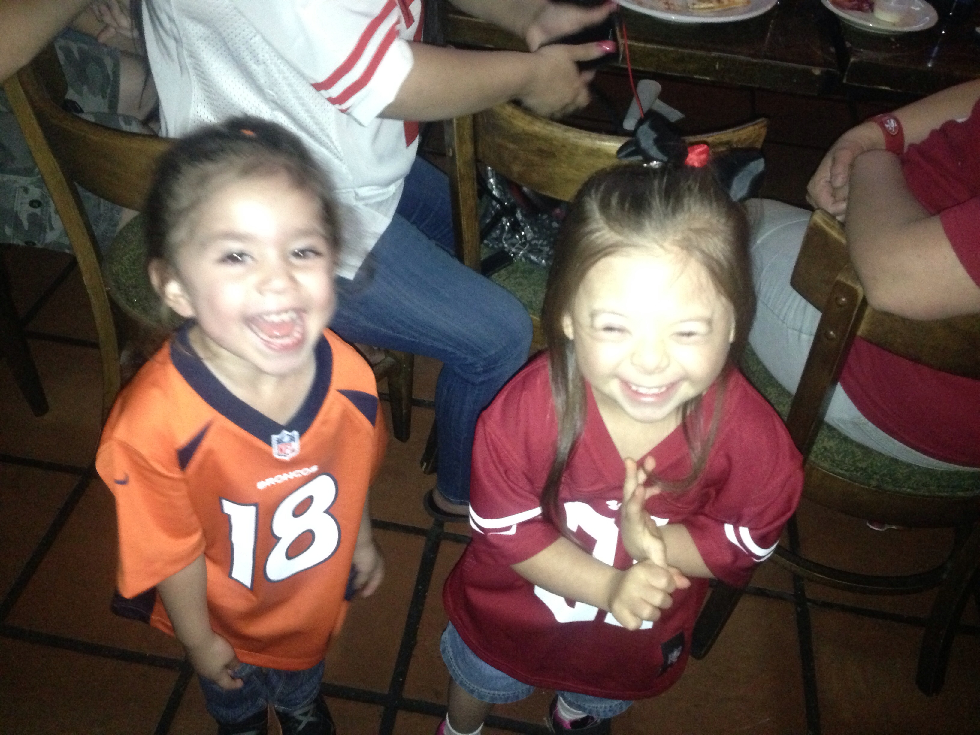 Roxane and a broncos fan, start them early!